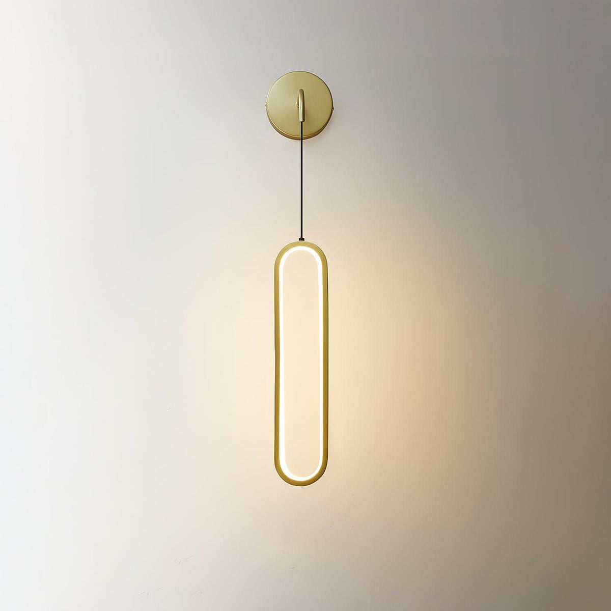 Solisenne Aven LED messing wandlamp