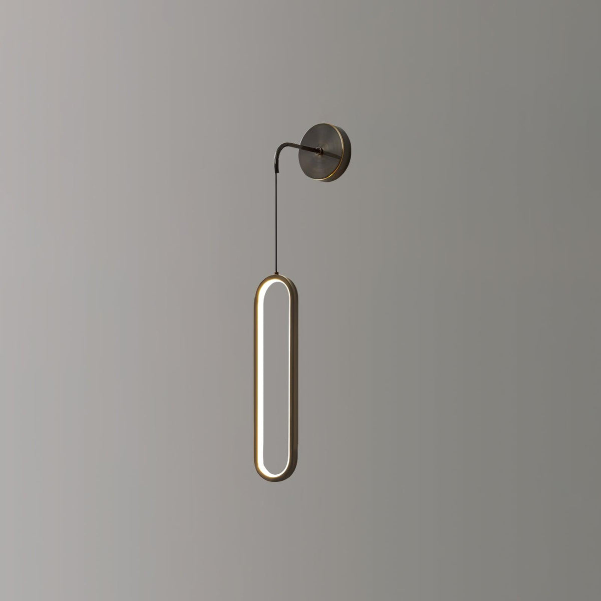 Solisenne Aven LED messing wandlamp