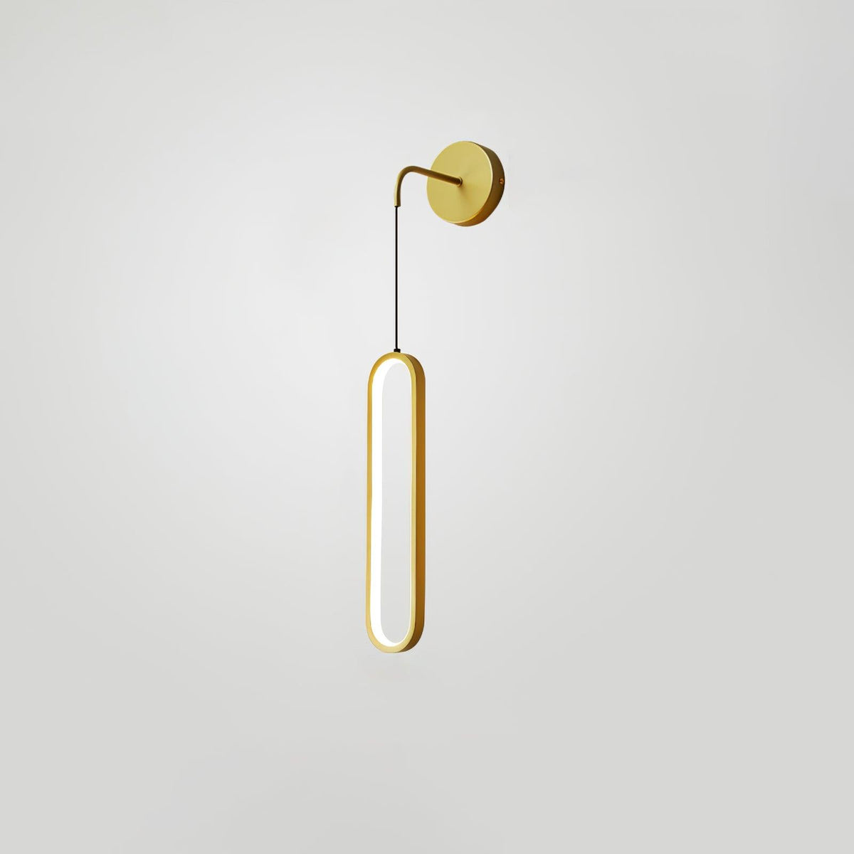 Solisenne Aven LED messing wandlamp