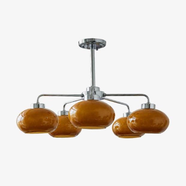 Liorenira Kroonluchter glas chroom Geometrisch Retro