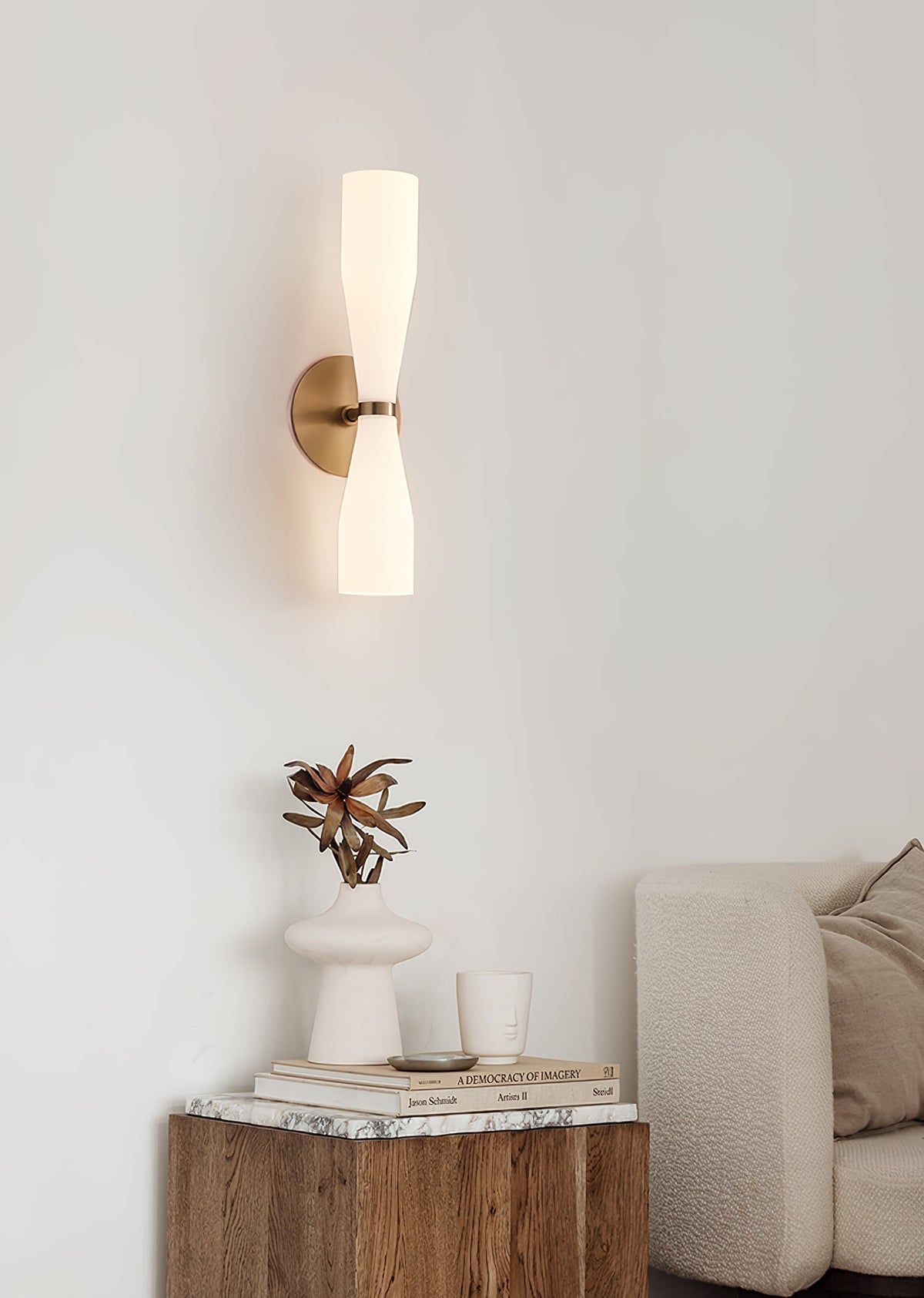 Torch Moderne wandlamp van glas