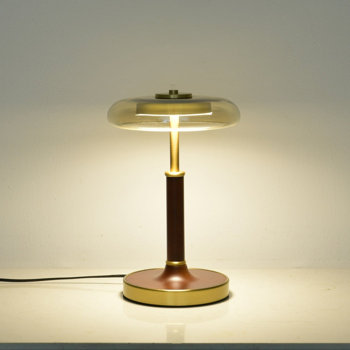 Layla Vintage glas tafellamp