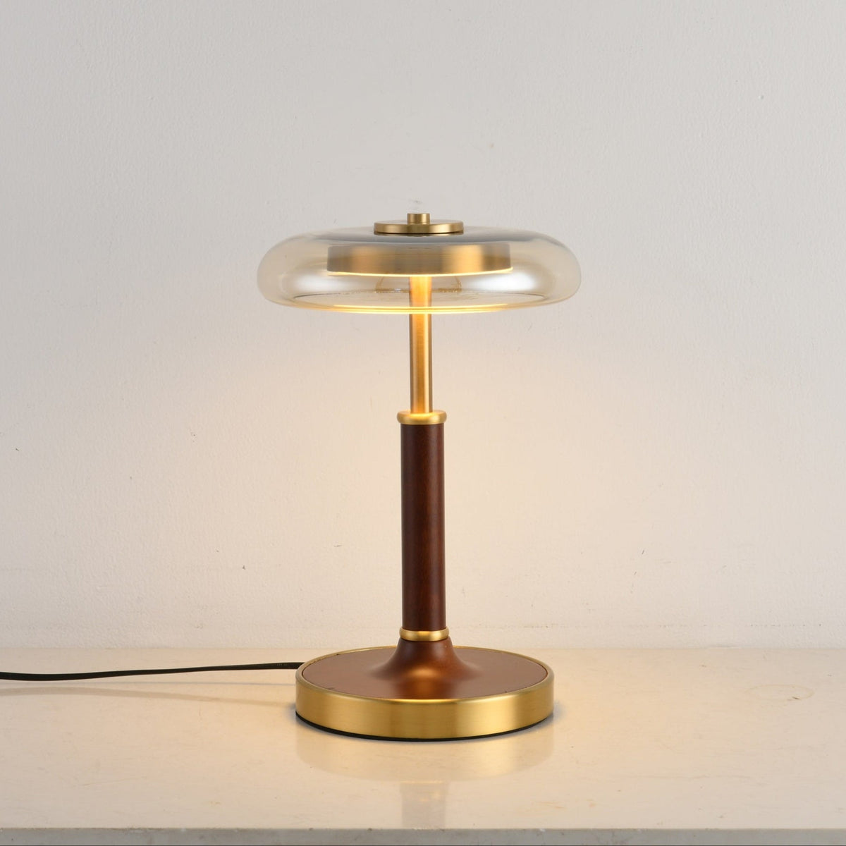 Layla Vintage glas tafellamp