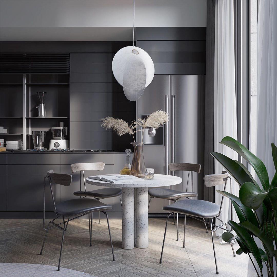 Ferivora Staal Kunstzinnige hanglamp