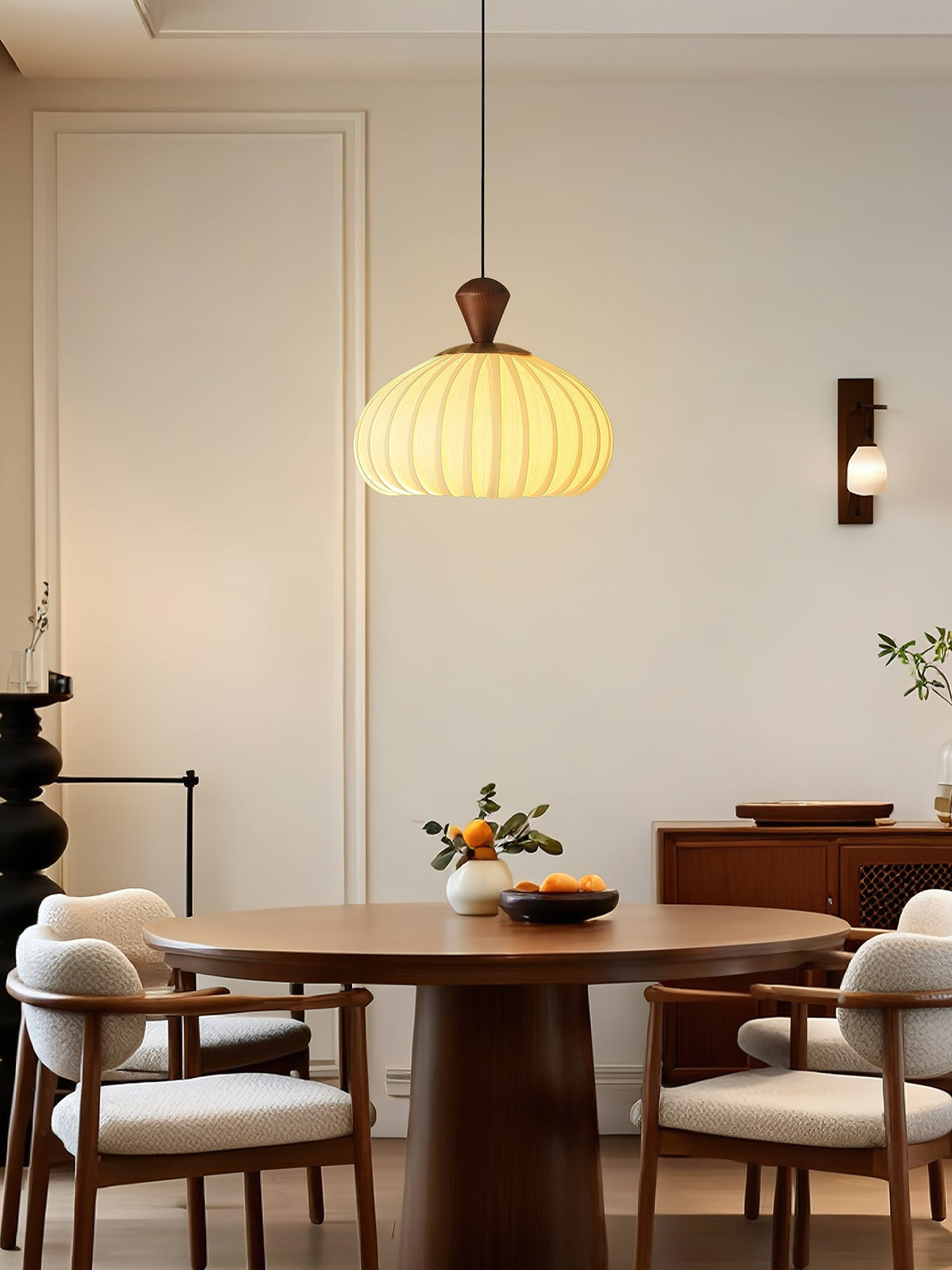 Evaryn geplooide hanglamp