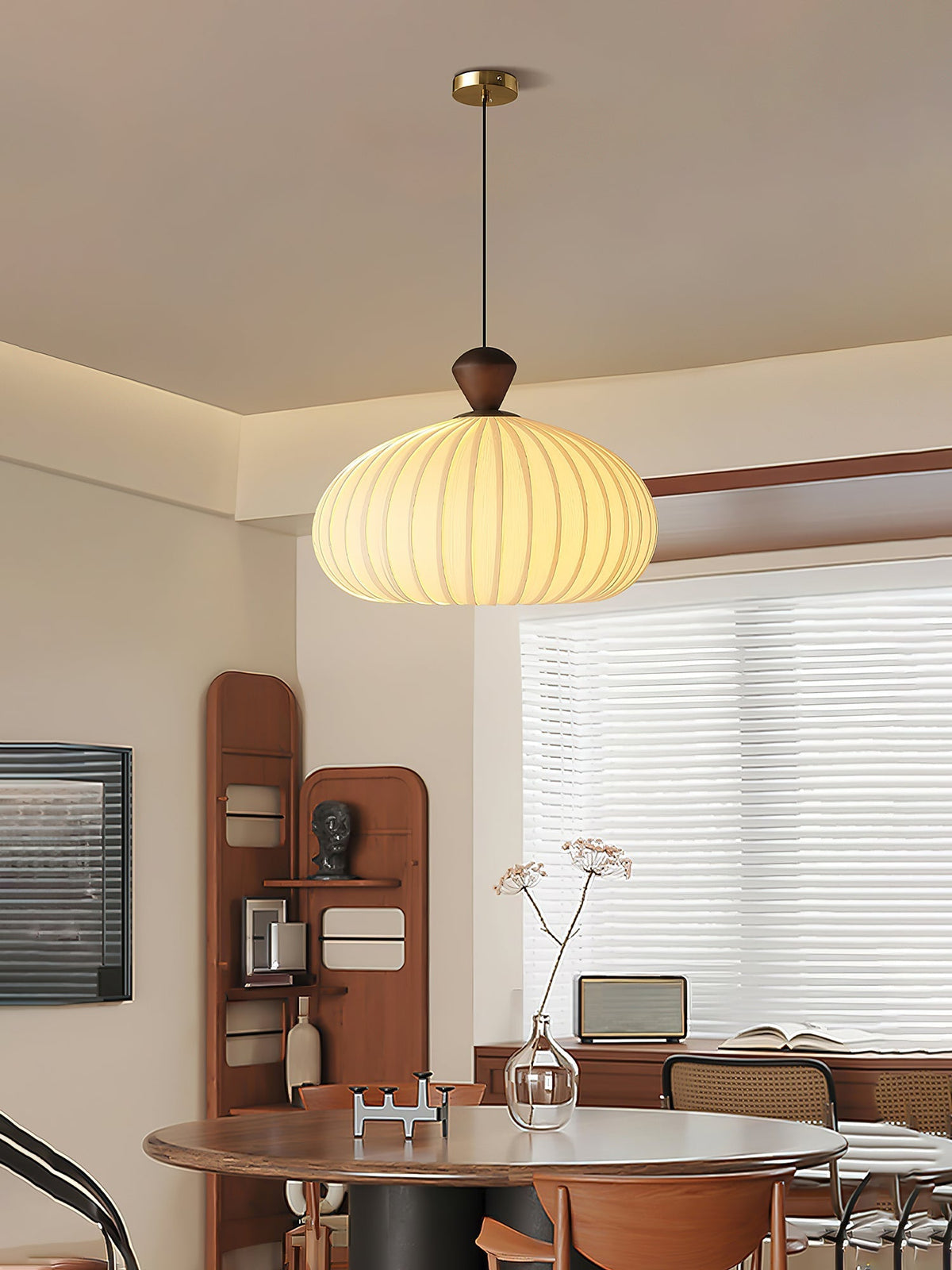 Evaryn geplooide hanglamp