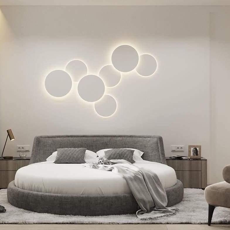 Arelis Geometrische wandlamp met Schijf