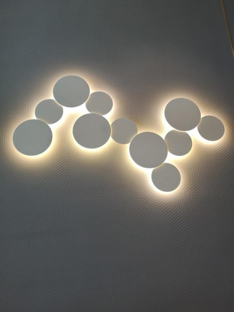 Arelis Geometrische wandlamp met Schijf