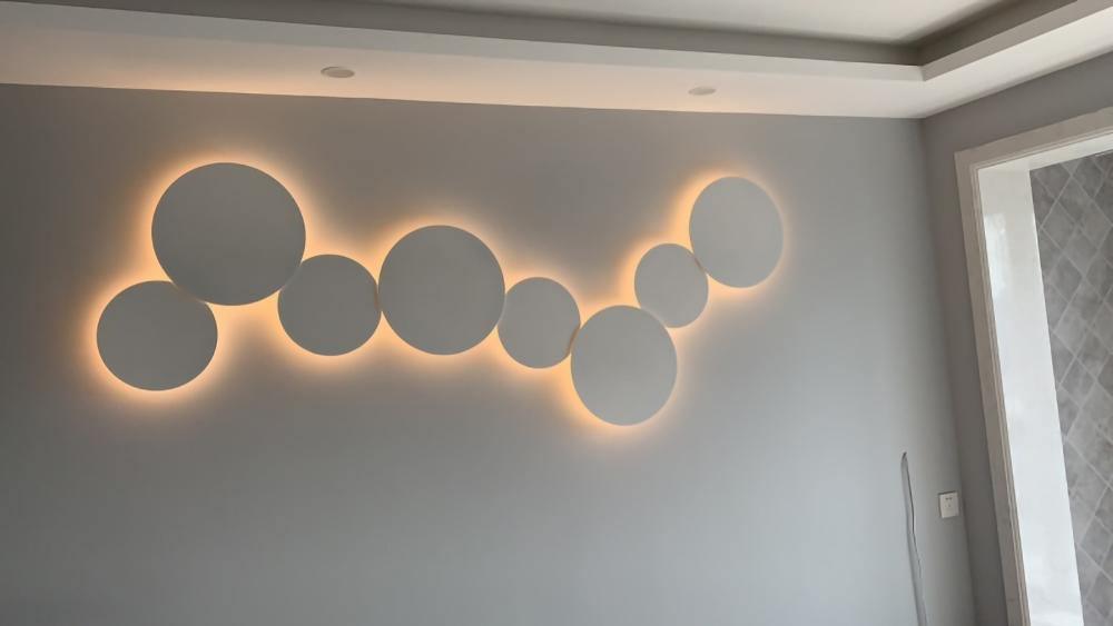 Arelis Geometrische wandlamp met Schijf