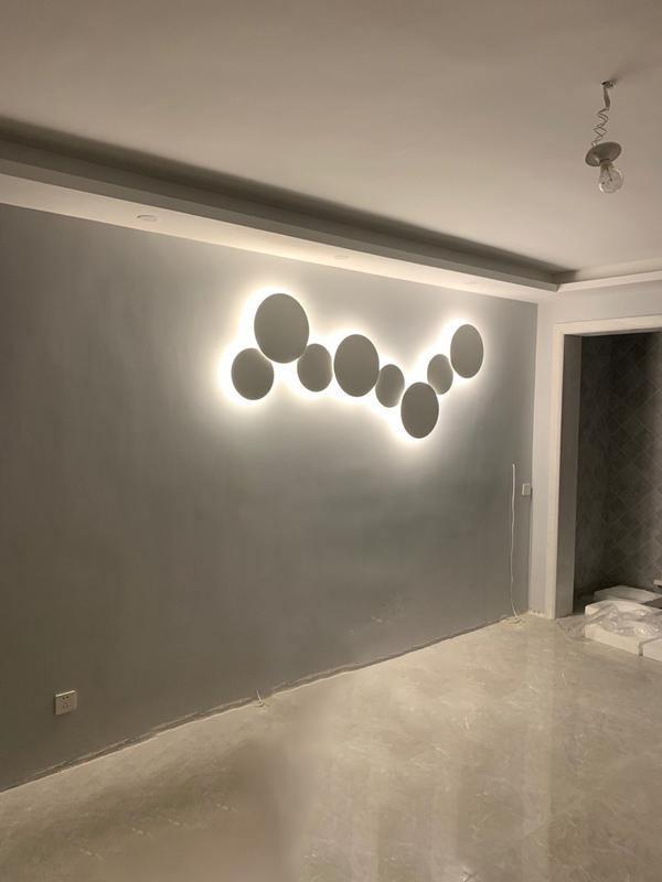 Arelis Geometrische wandlamp met Schijf