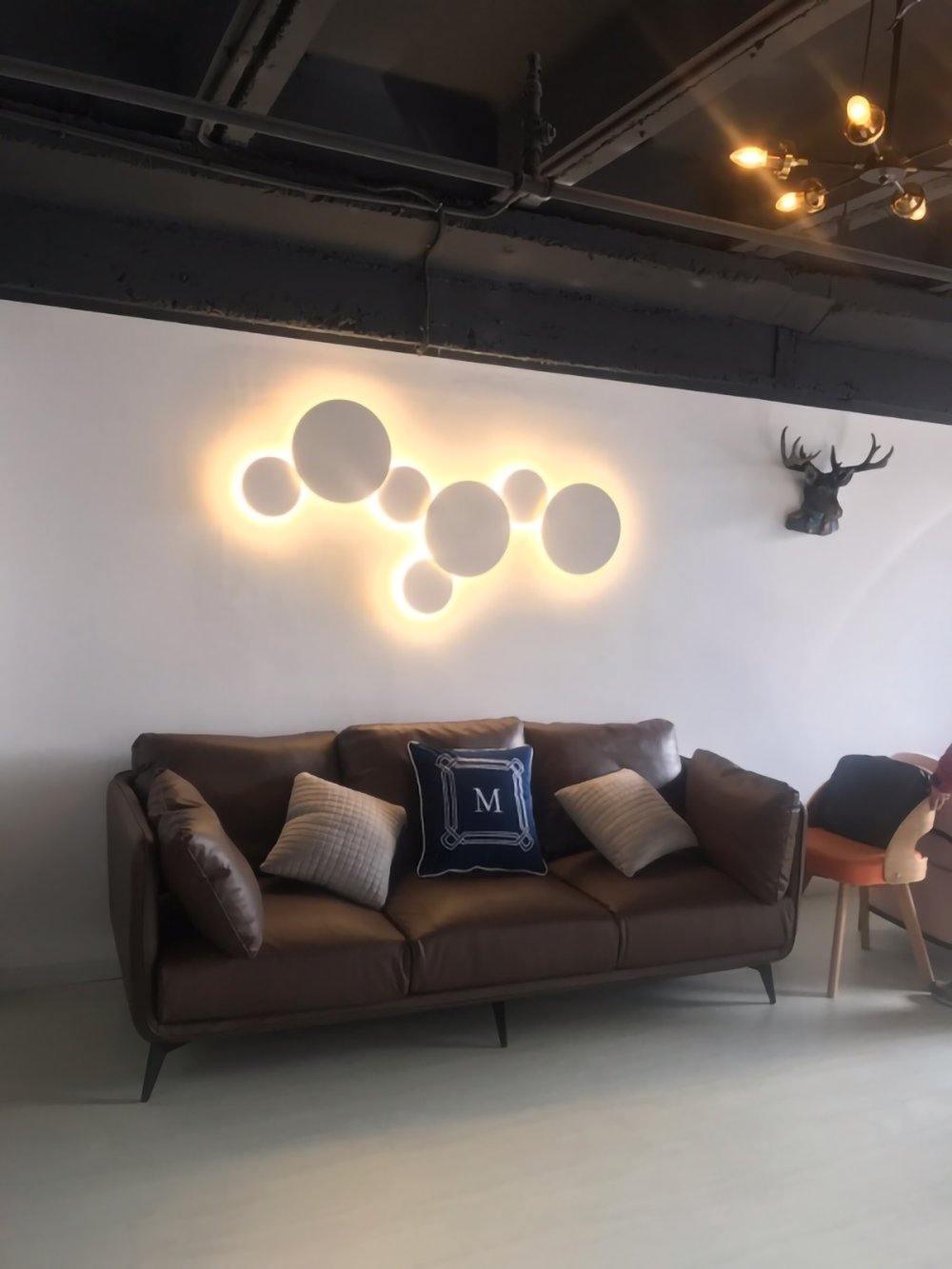 Arelis Geometrische wandlamp met Schijf