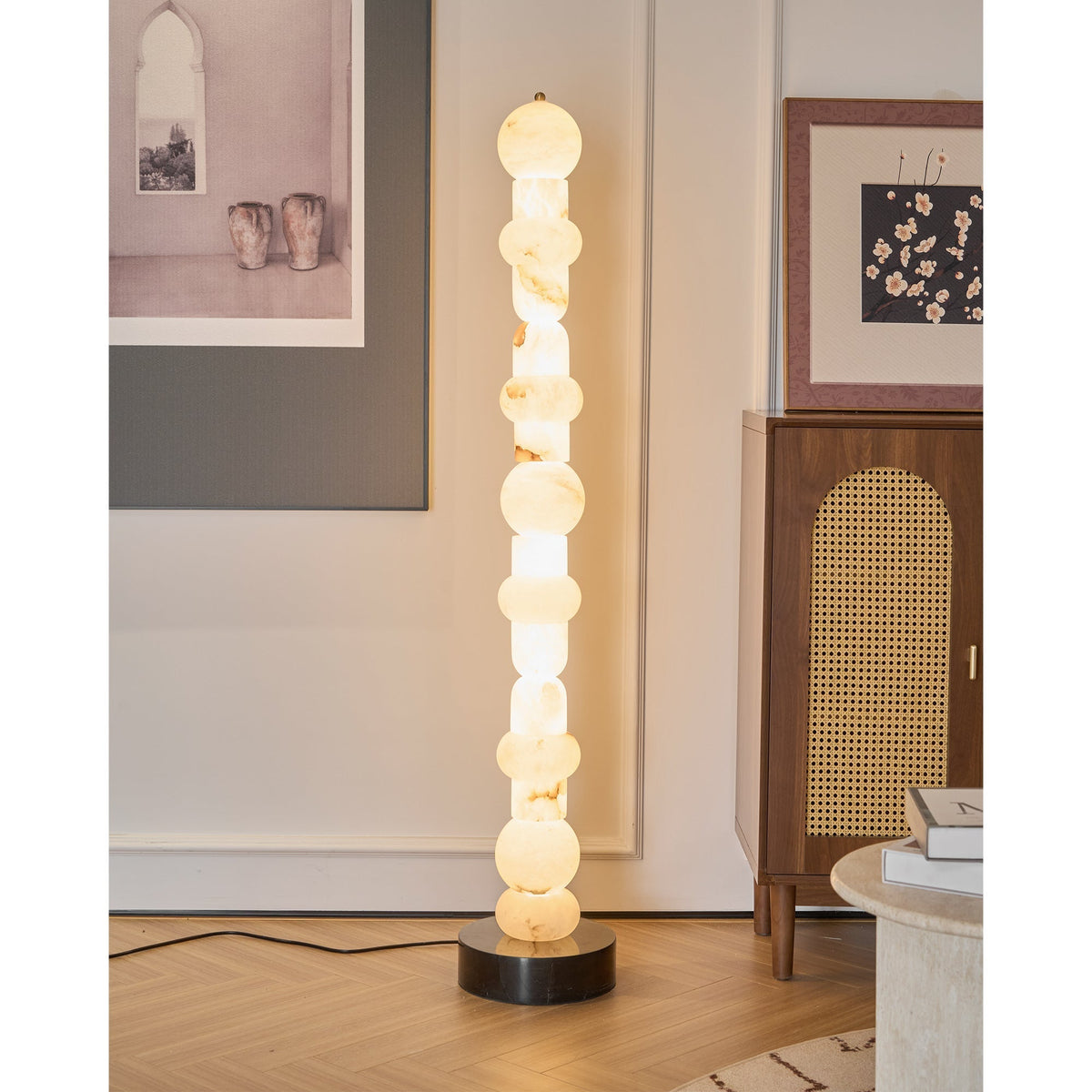 Nostix albasten vloerlamp