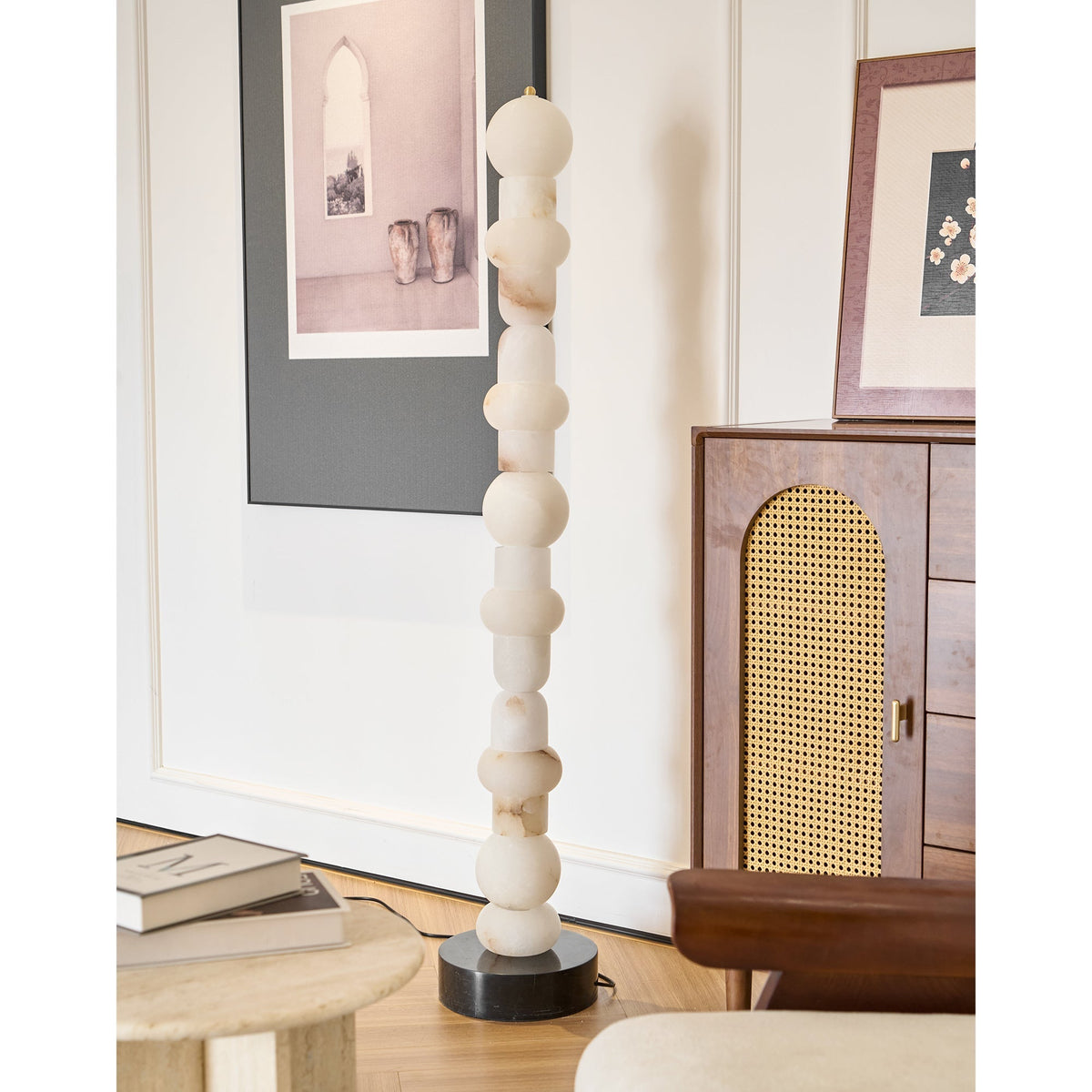 Nostix albasten vloerlamp