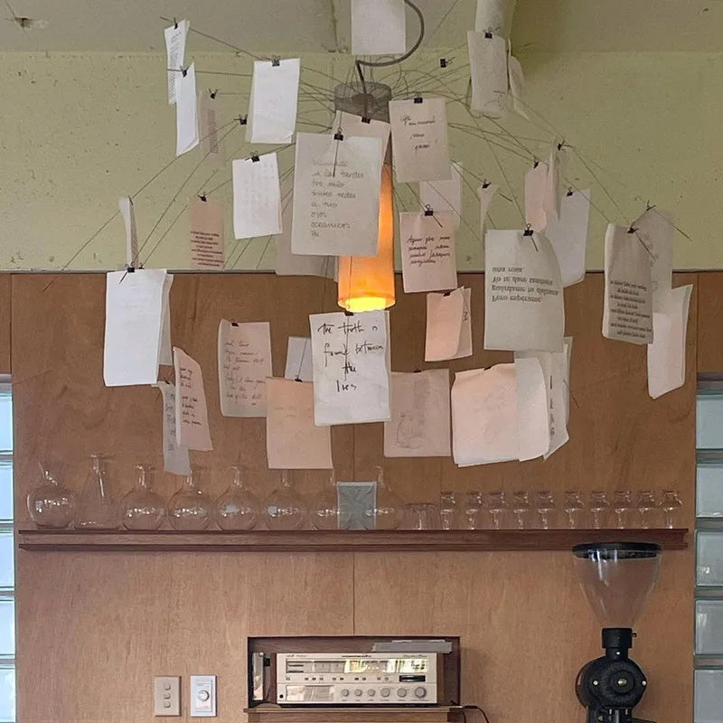 Luninena papier kroonluchter