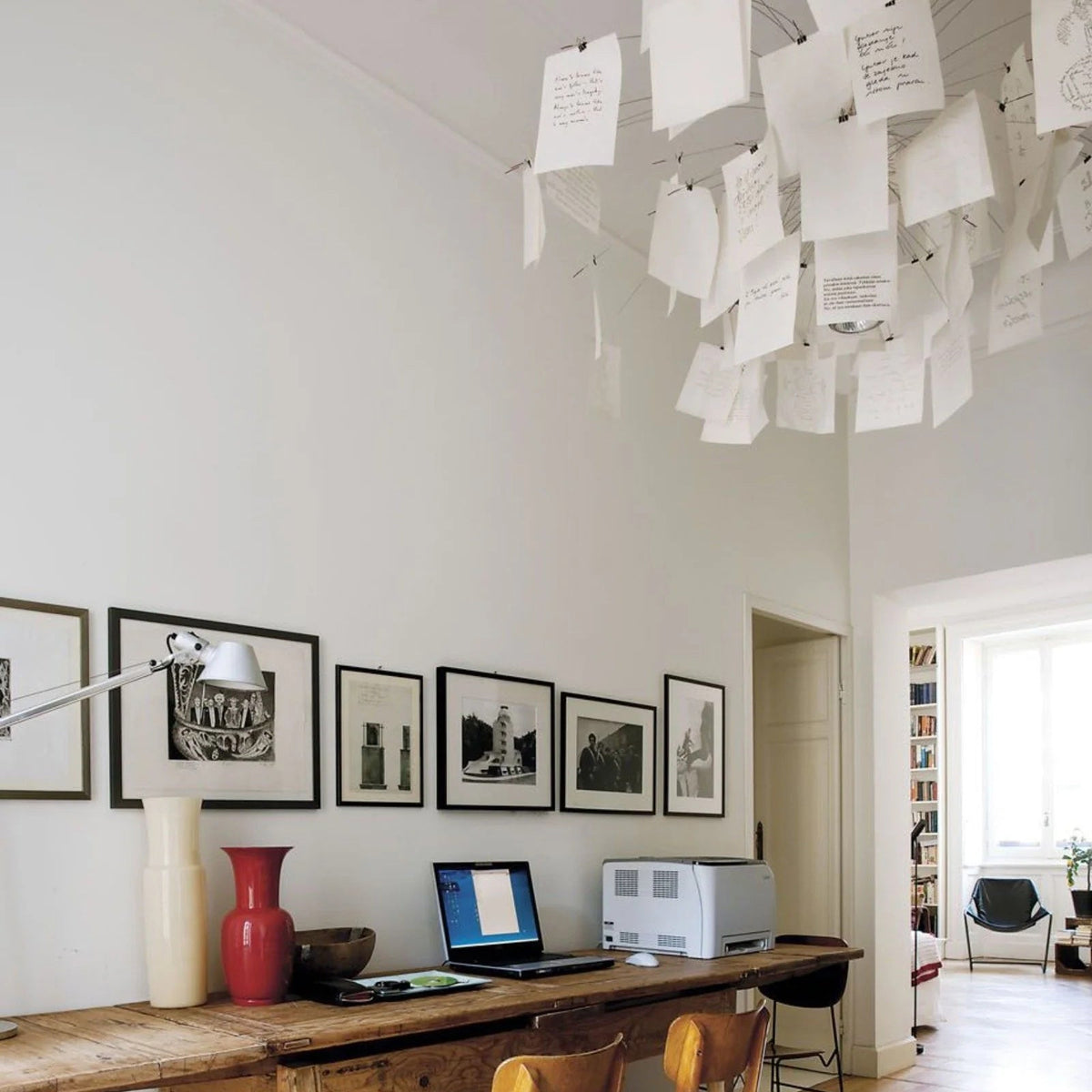 Luninena papier kroonluchter