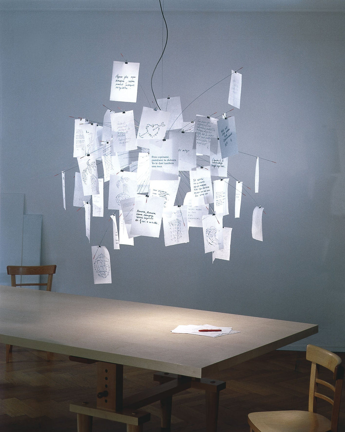 Luninena papier kroonluchter