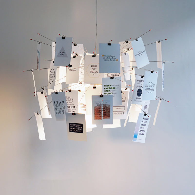 Luninena papier kroonluchter