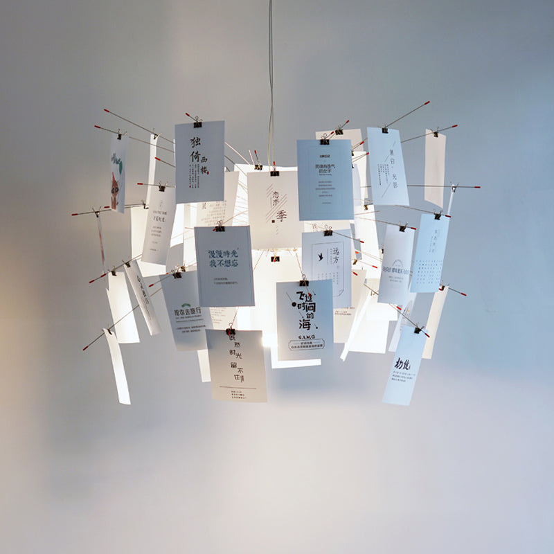 Luninena papier kroonluchter