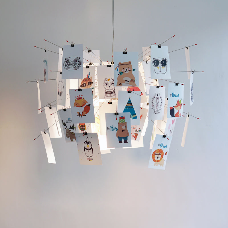 Luninena papier kroonluchter