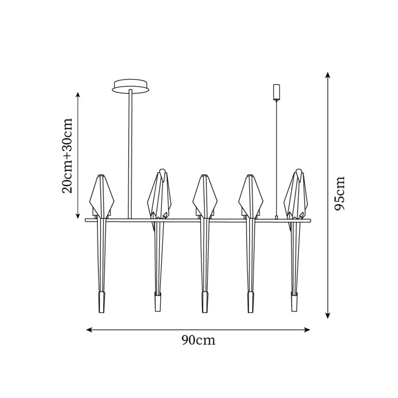 Fordca Lineaire hanglamp