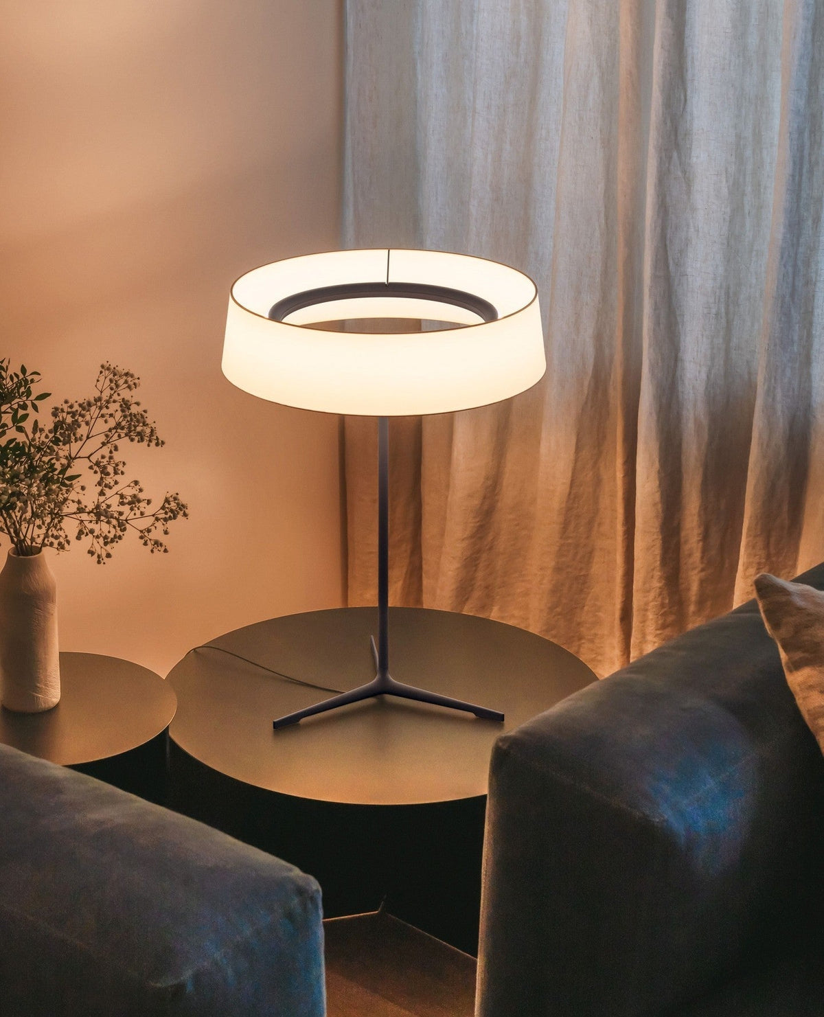 Linivira Stoffen Scandinavische tafellamp