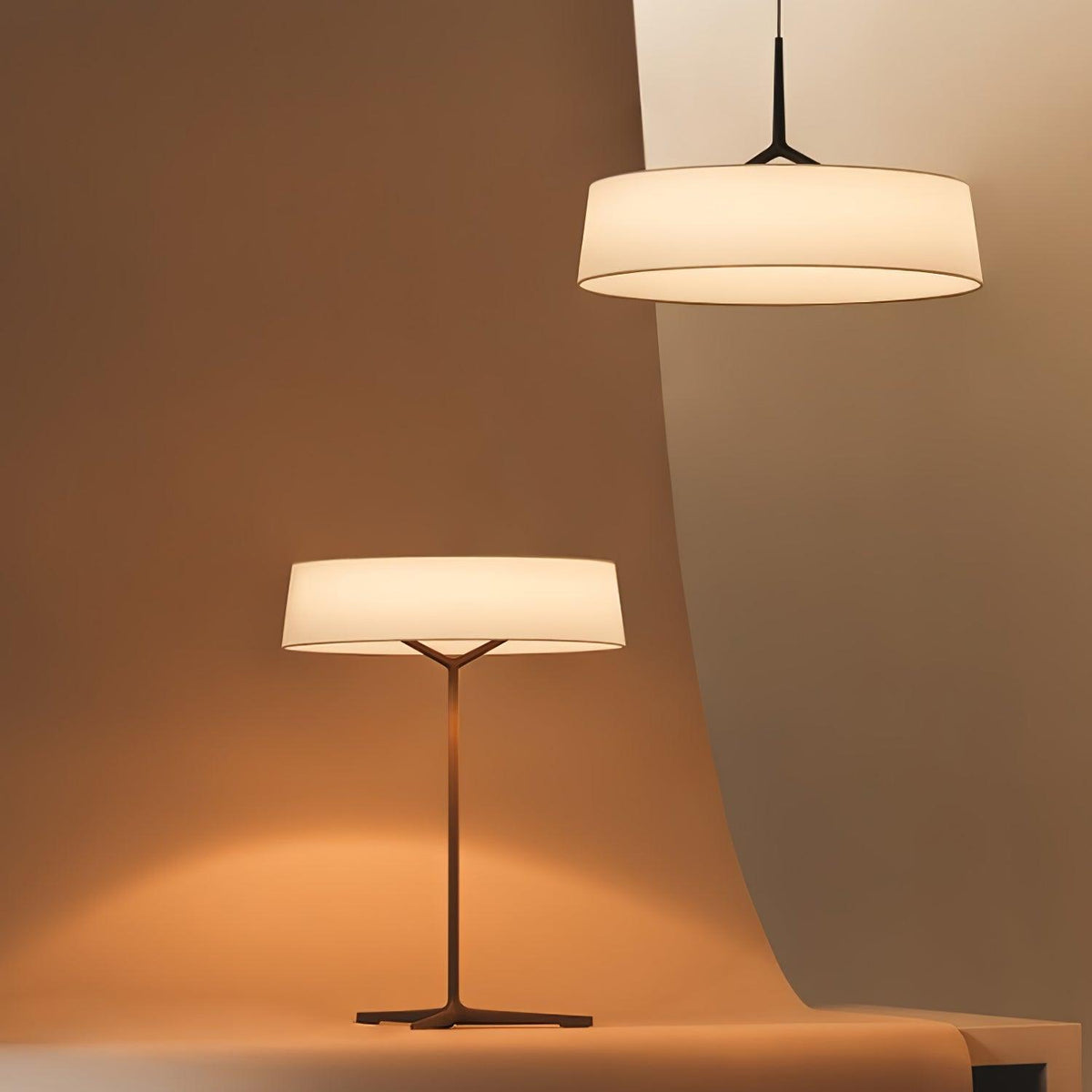 Linivira Stoffen Scandinavische tafellamp