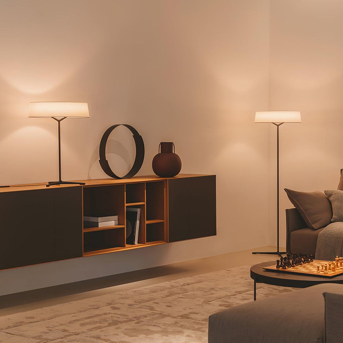 Linivira Stoffen Scandinavische tafellamp