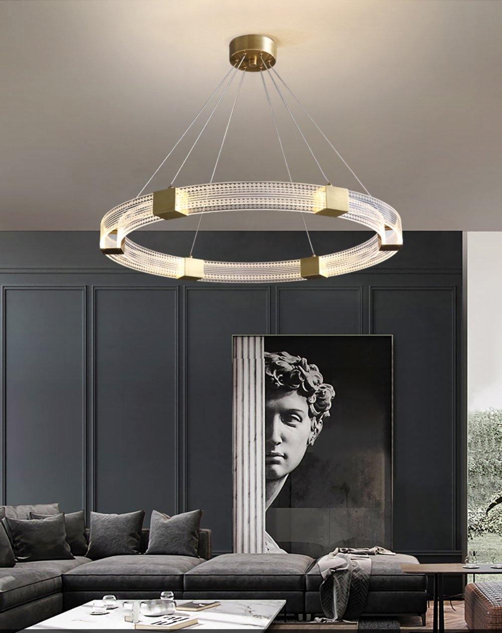 Eurdora moderne minimalistische kroonluchter met LED