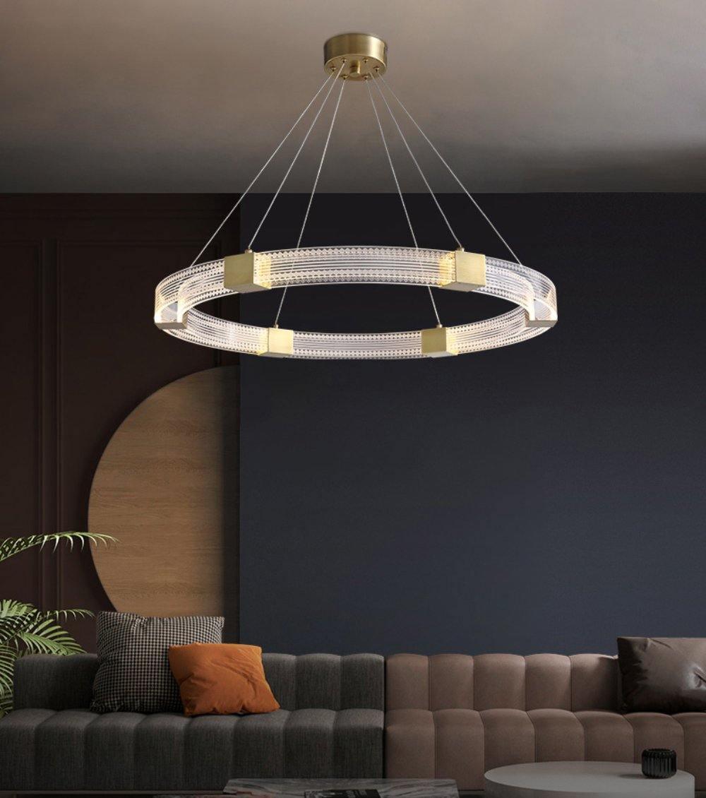 Eurdora moderne minimalistische kroonluchter met LED