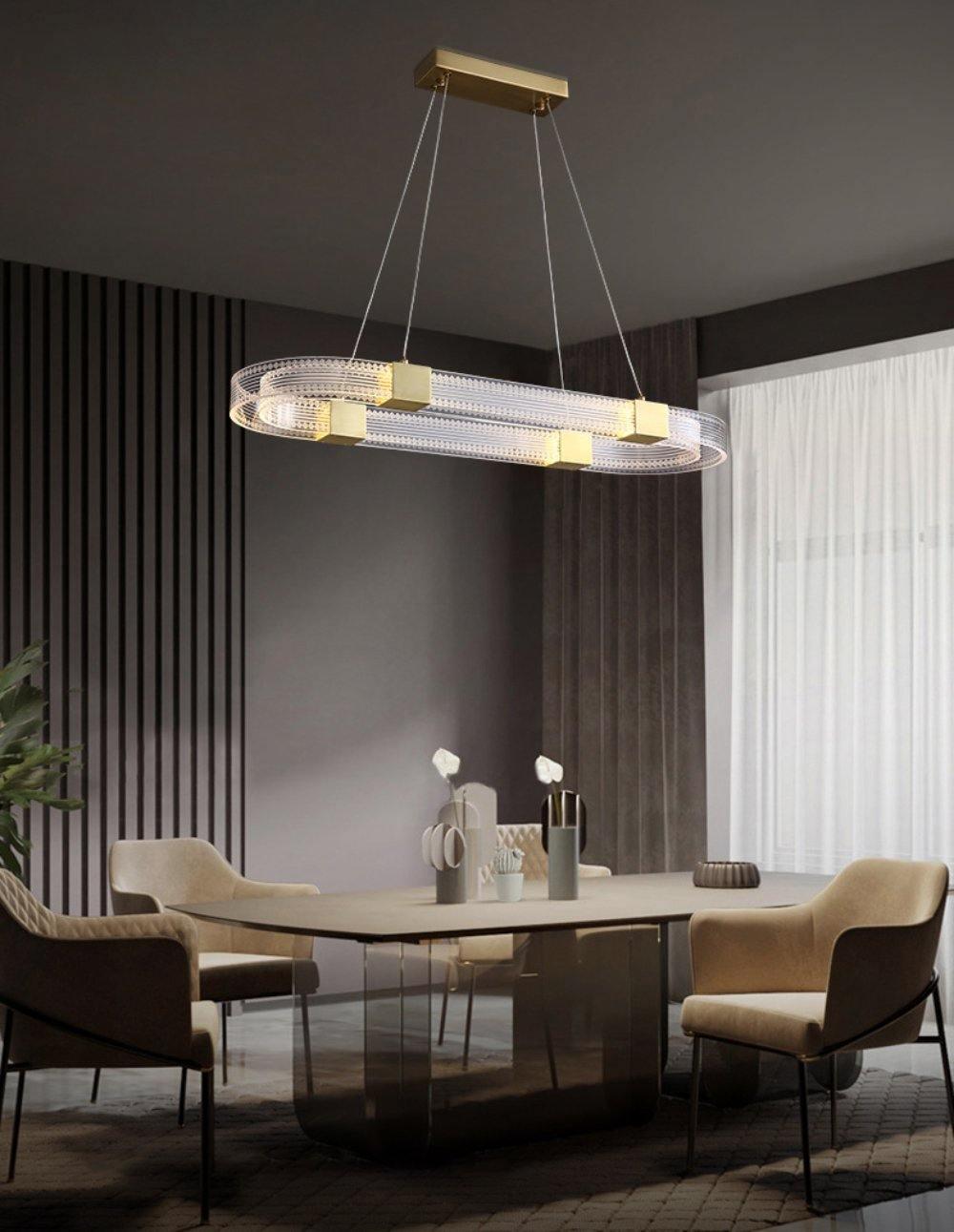 Eurdora moderne minimalistische kroonluchter met LED