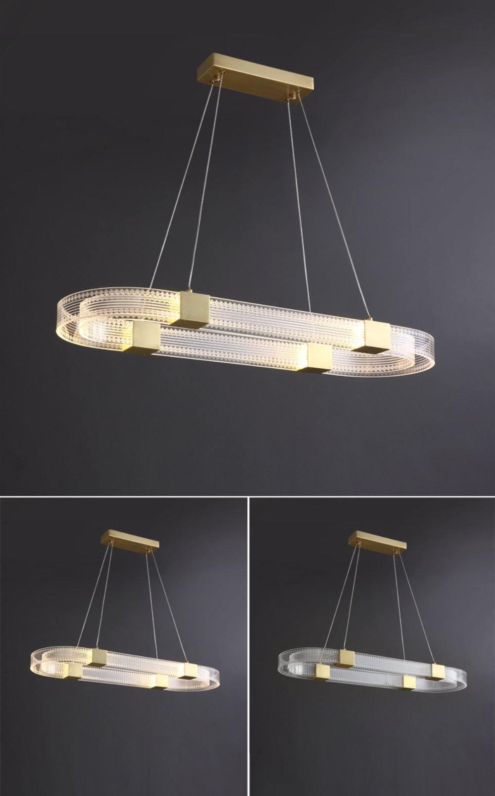 Eurdora moderne minimalistische kroonluchter met LED