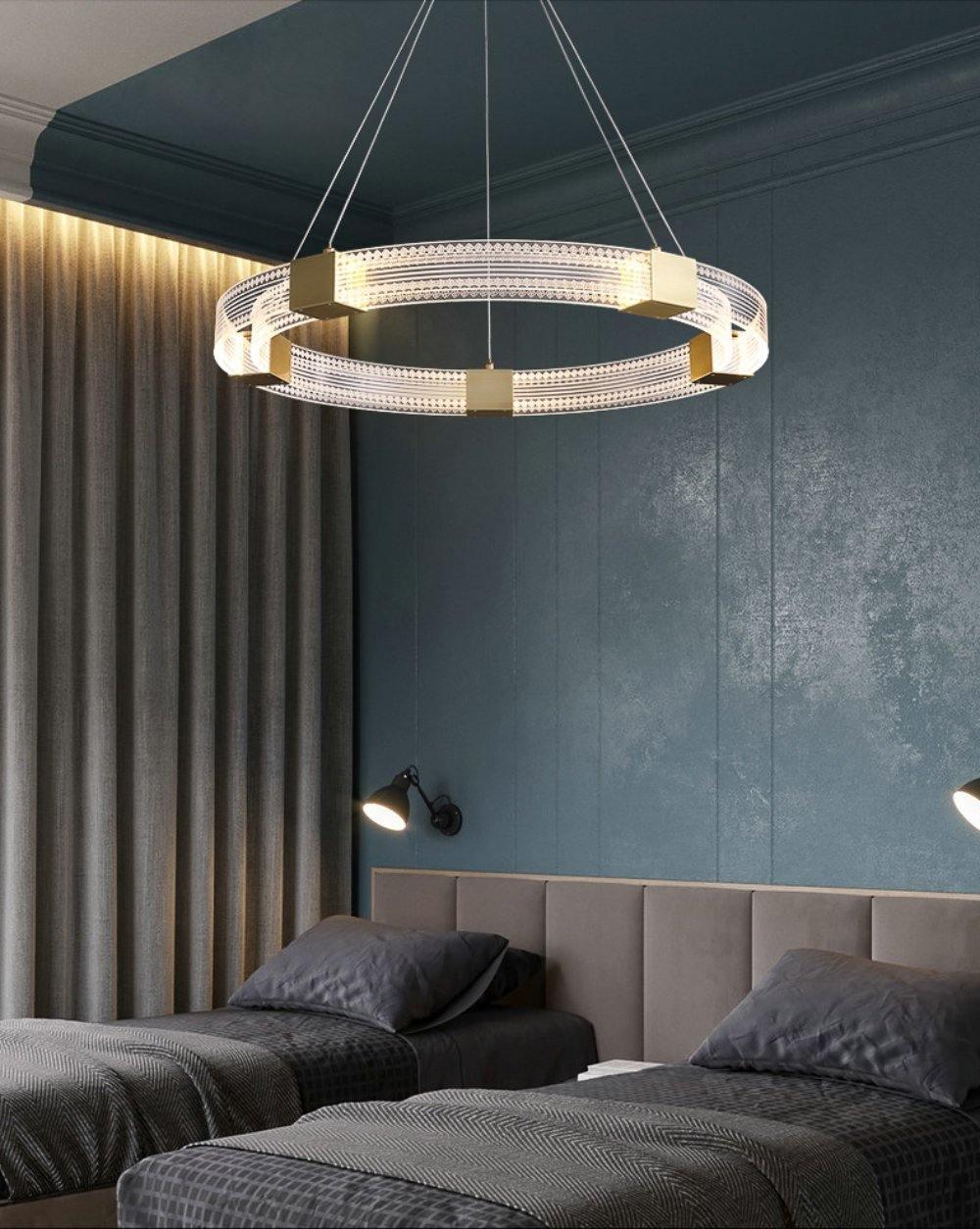 Eurdora moderne minimalistische kroonluchter met LED