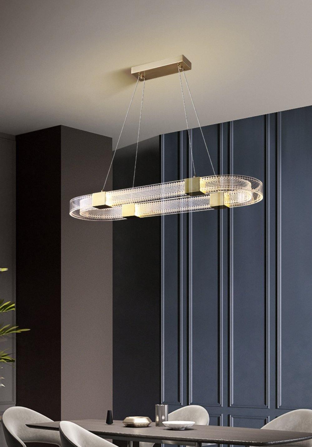 Eurdora moderne minimalistische kroonluchter met LED