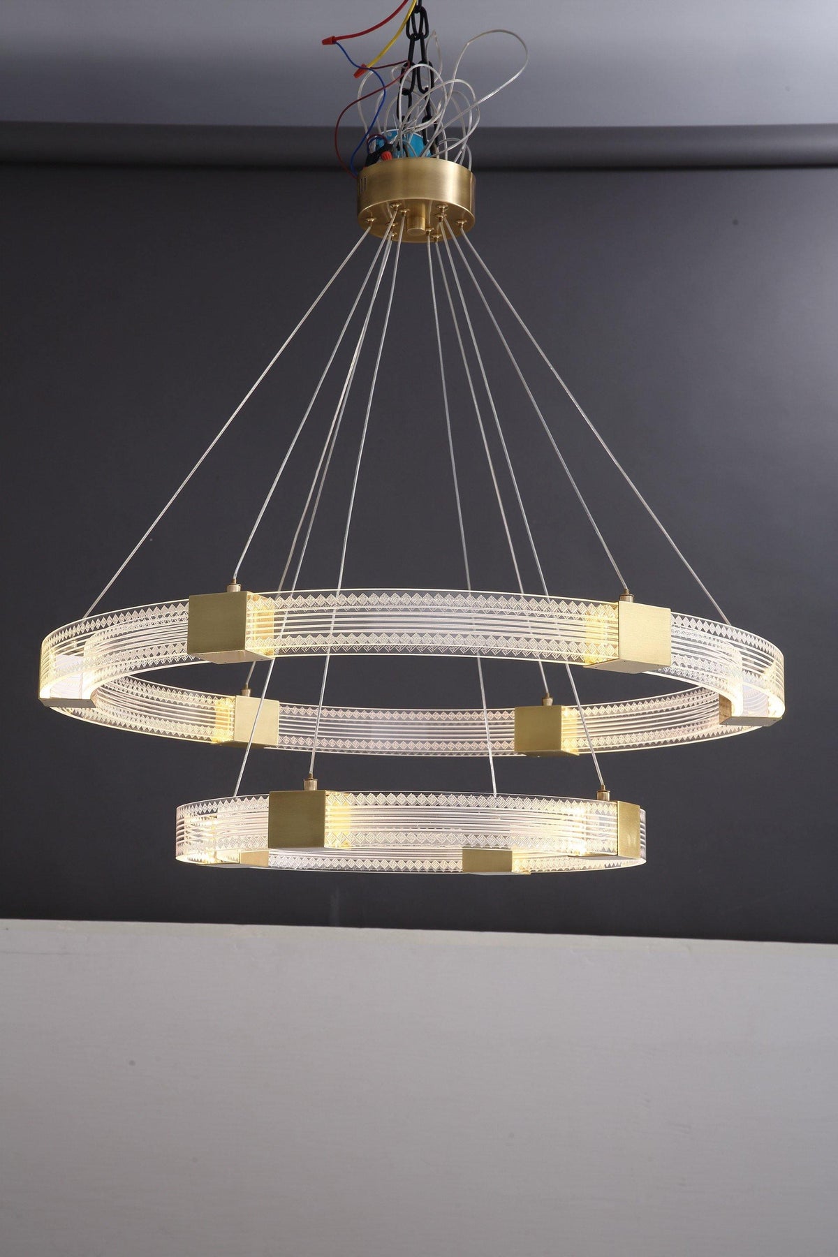 Eurdora moderne minimalistische kroonluchter met LED