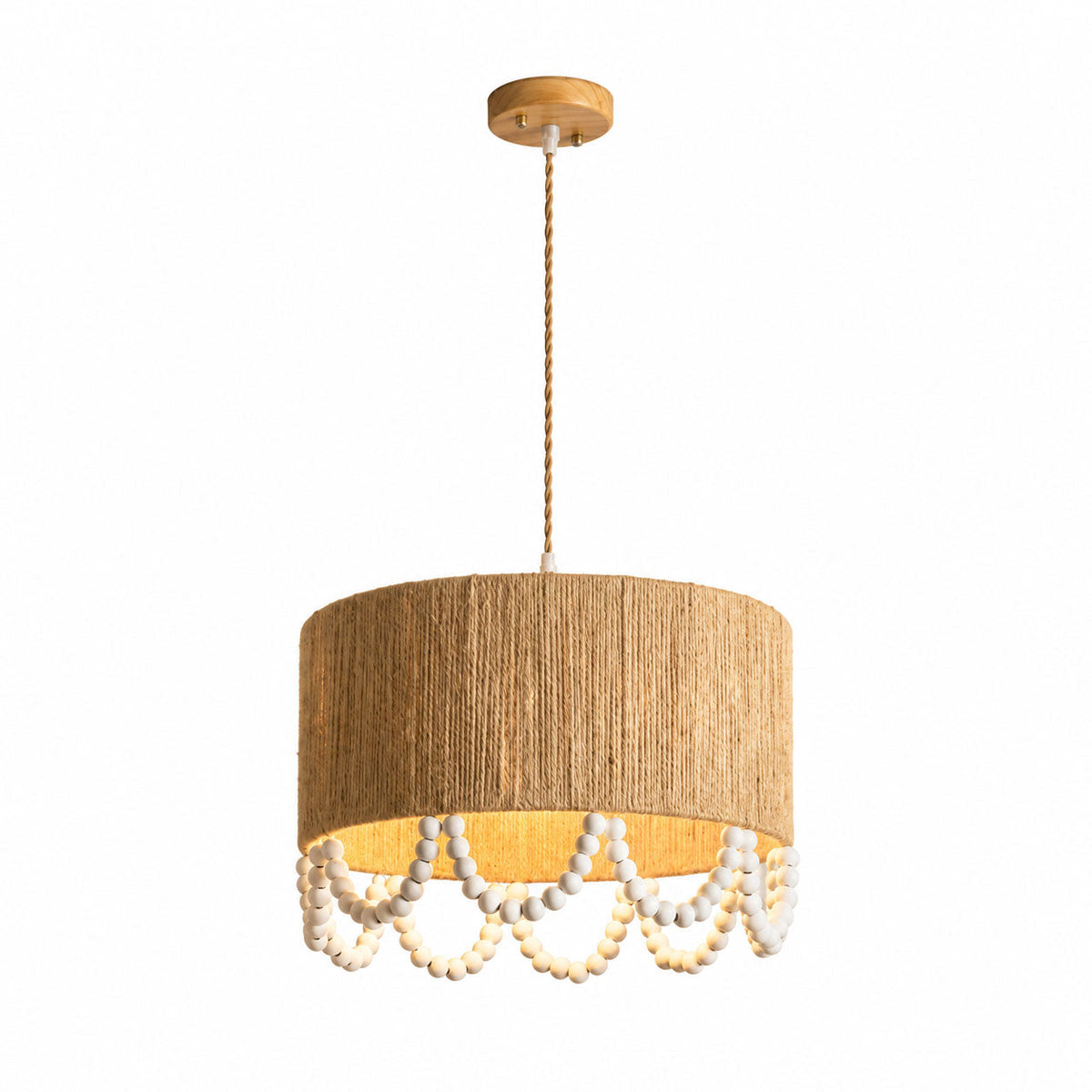 Osberhurst Hanglamp van henneptouw