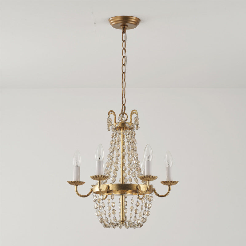 Luxinine Vintage Vloermarkt Kroonluchter met Kristal