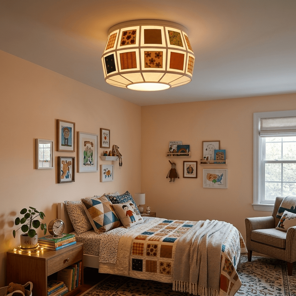 Eulalie Patchwork Quilt plafondlamp