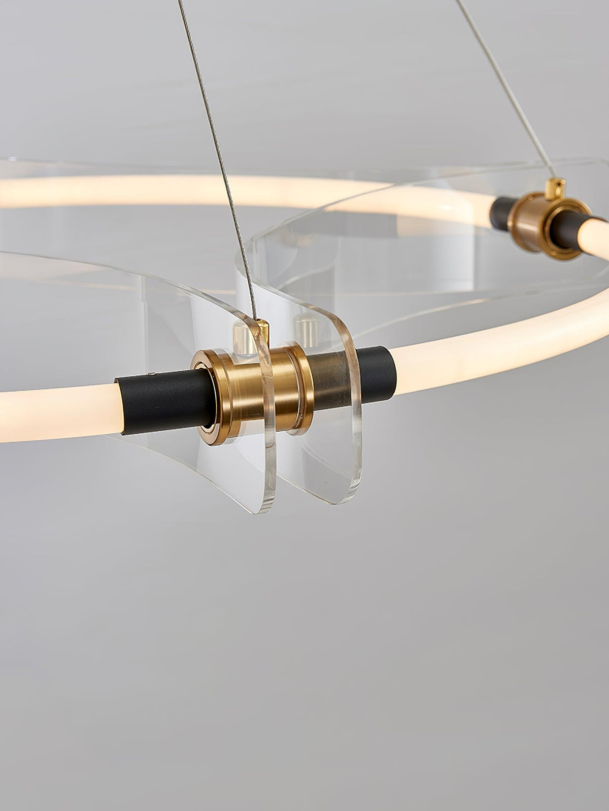 Casanine Kroonluchter Acryl Goud Eetkamer