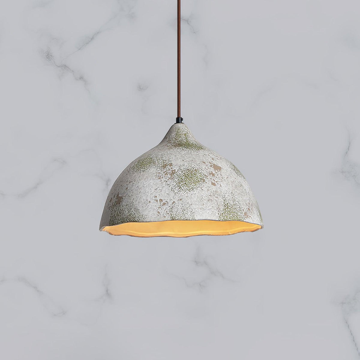 Moss Minimalistische hanglamp van hout