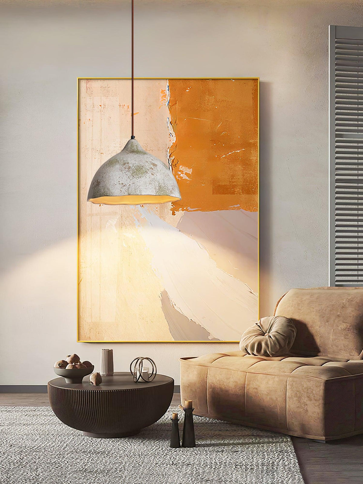 Moss Minimalistische hanglamp van hout