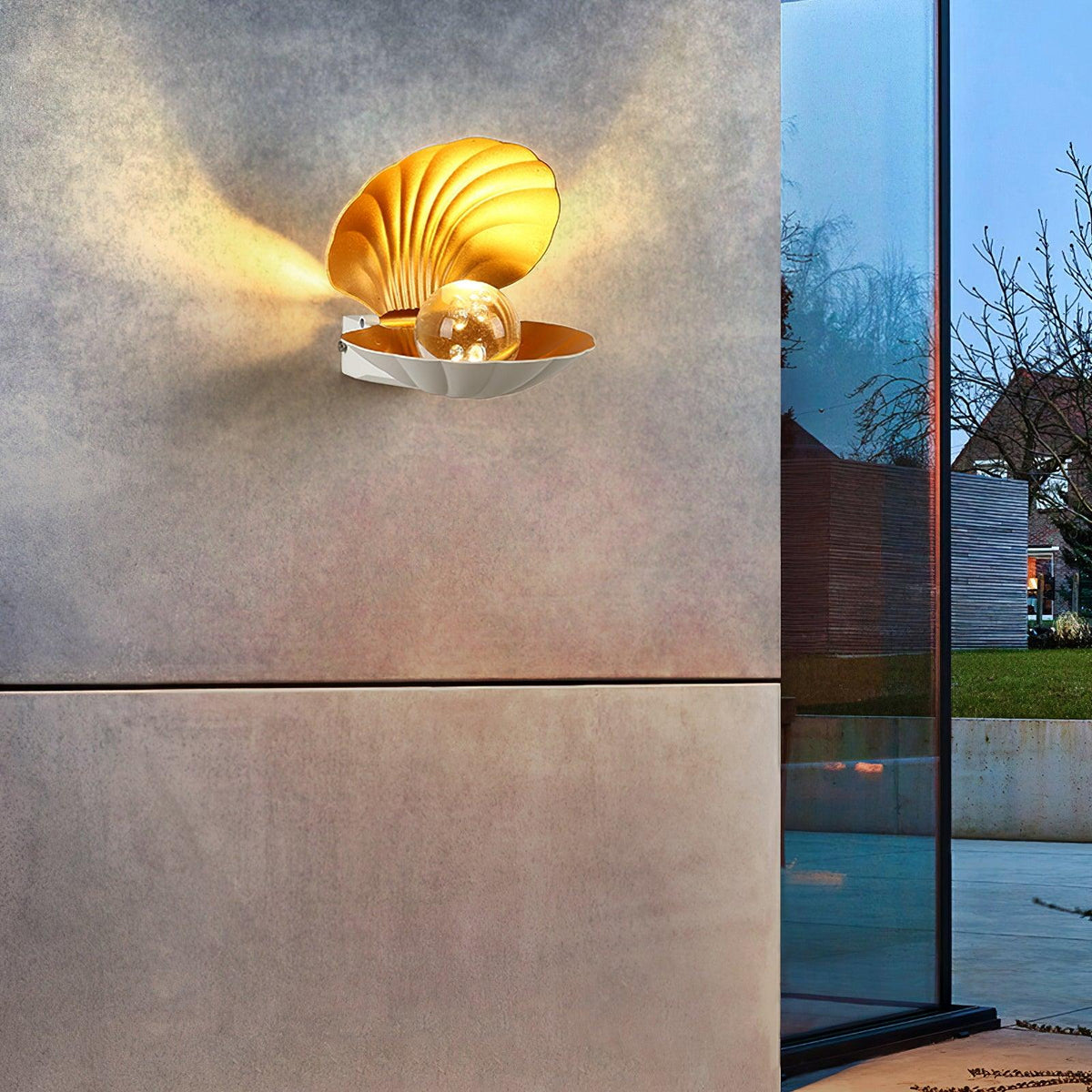 Lumieria wandlamp Pearl Clam