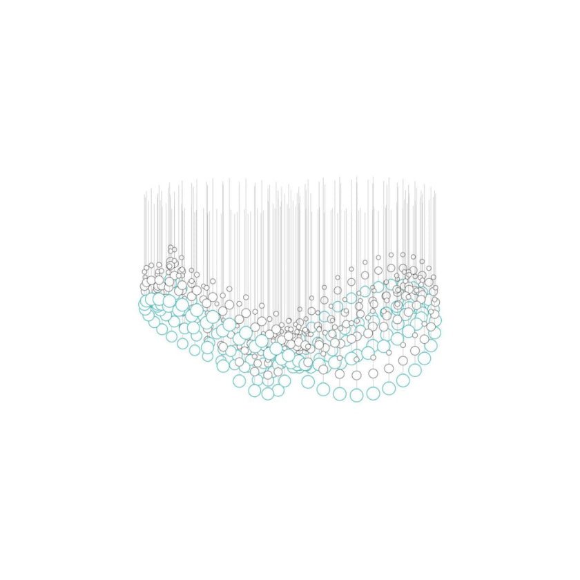 Pearl Veil Couture Cascade Customize Kroonluchter