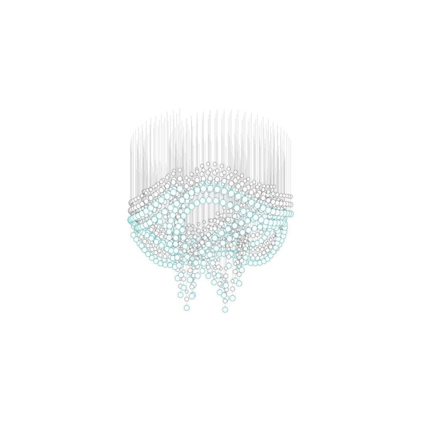 Pearl Veil Couture Cascade Customize Kroonluchter