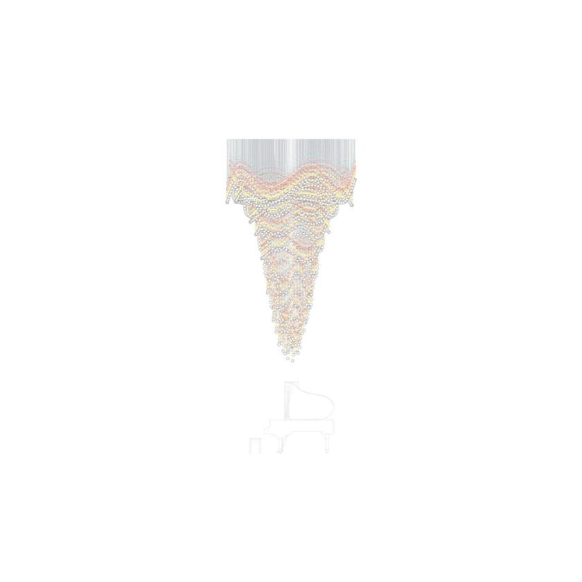 Pearl Veil Couture Cascade Customize Kroonluchter