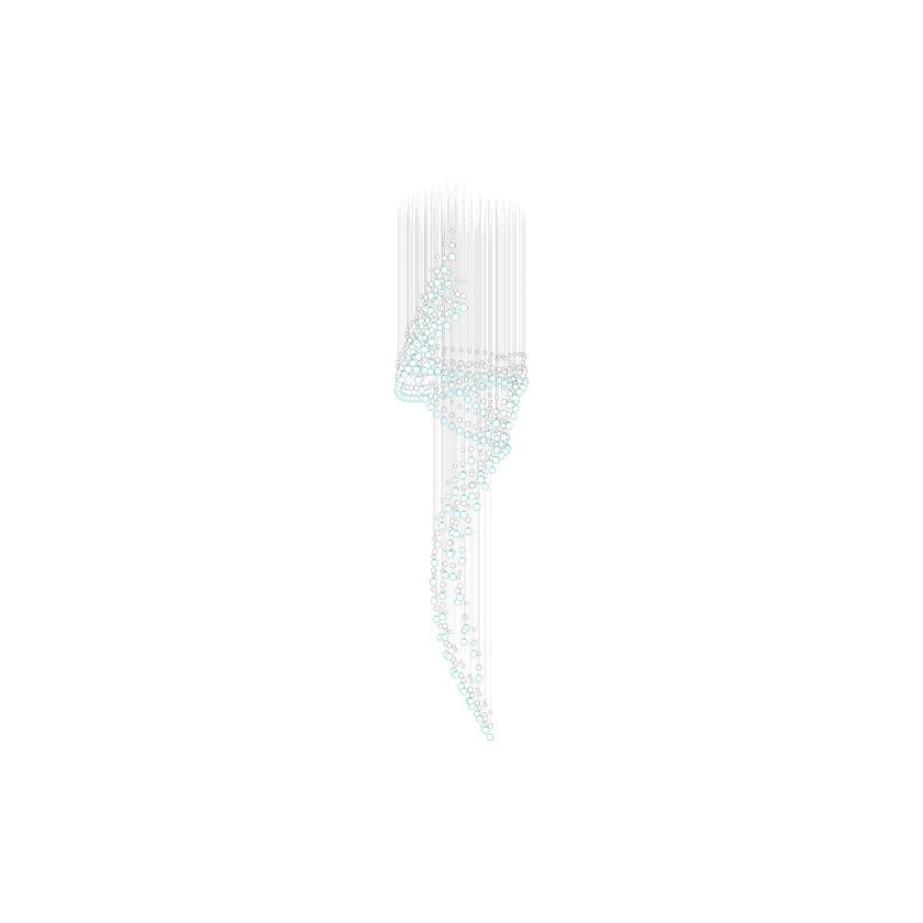 Pearl Veil Couture Cascade Customize Kroonluchter
