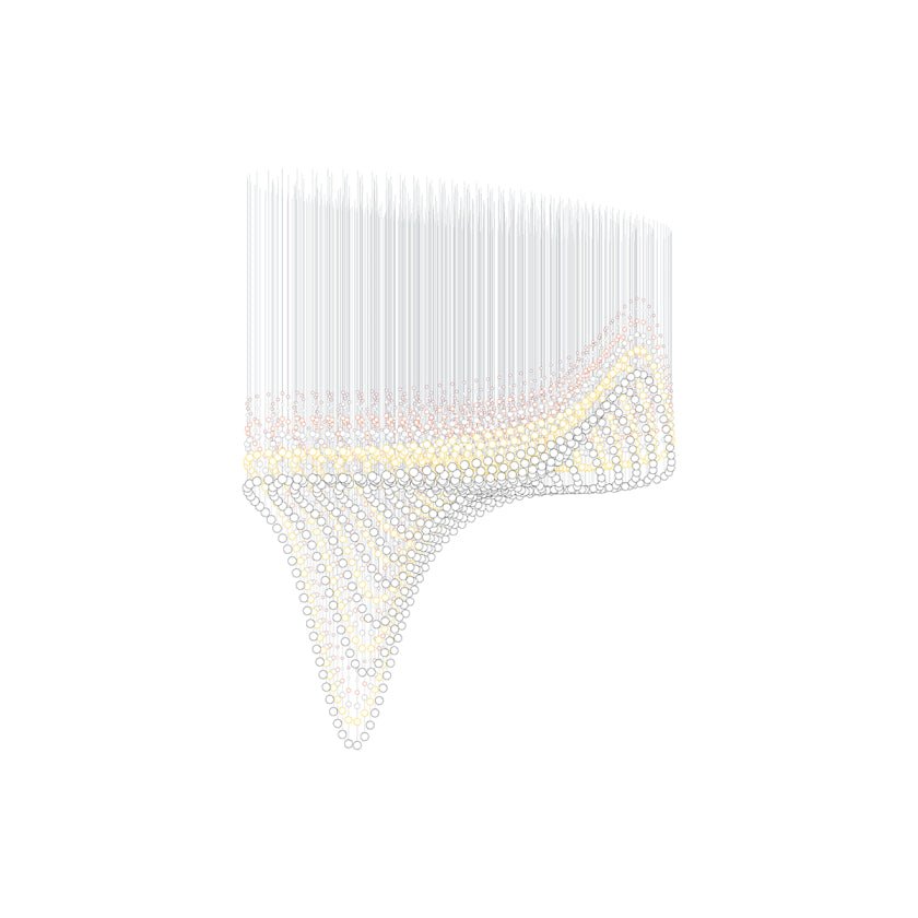 Pearl Veil Couture Cascade Customize Kroonluchter