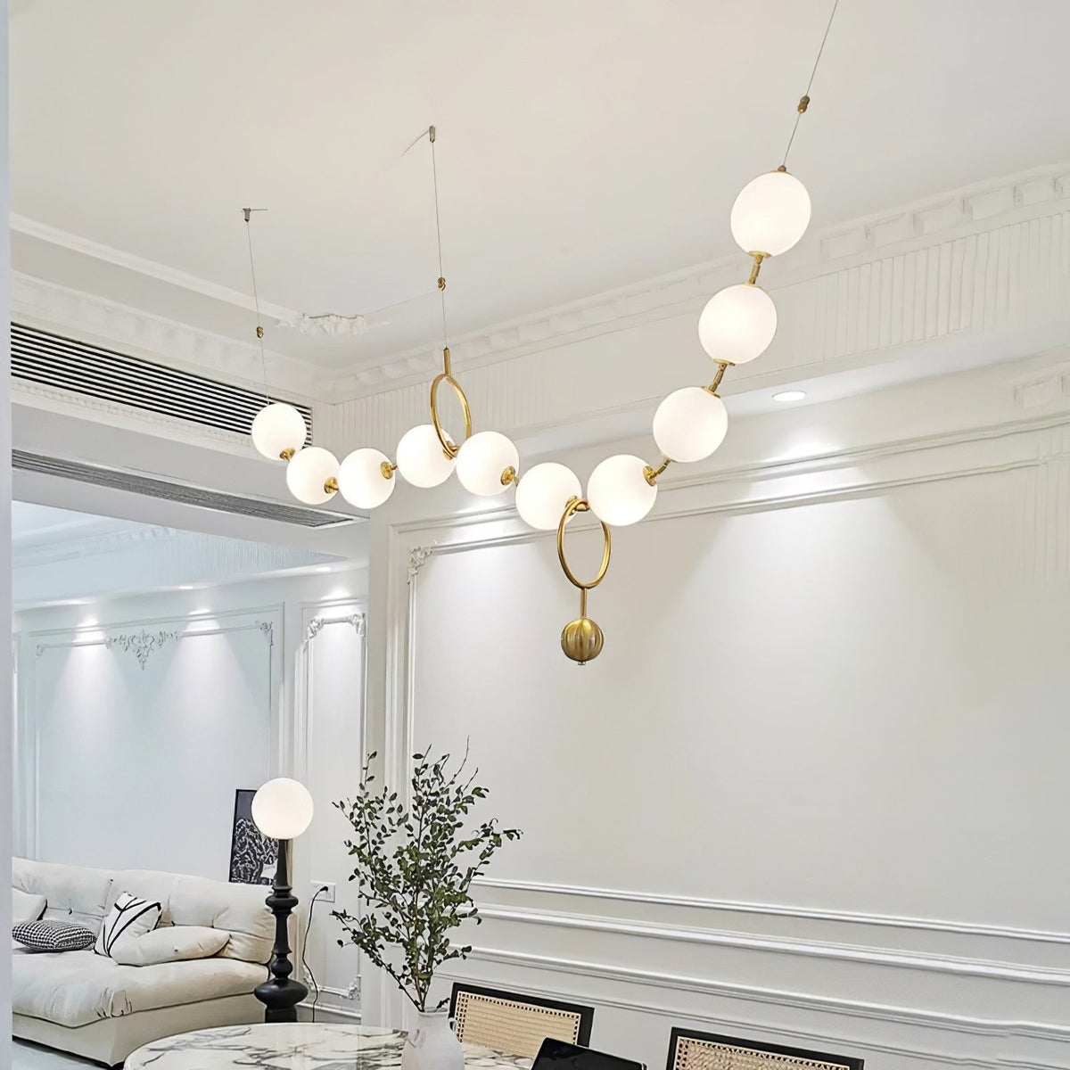Eirinielle Hanglamp Halsketting Glas