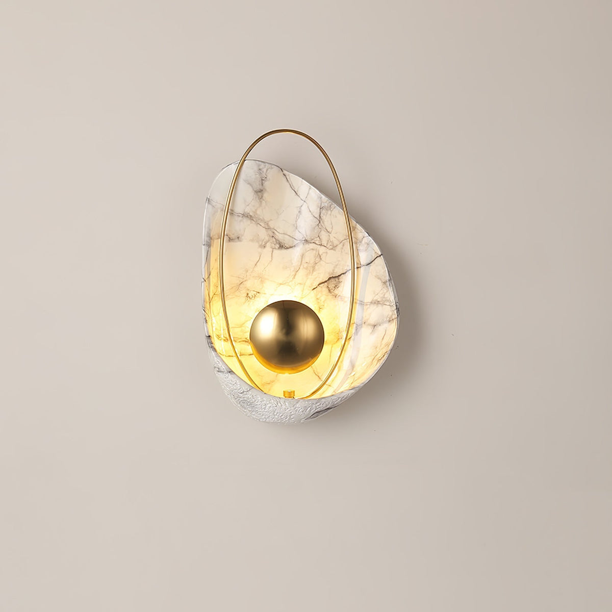 Vethaora Premium Noordse kunst Pearl hars wandlamp