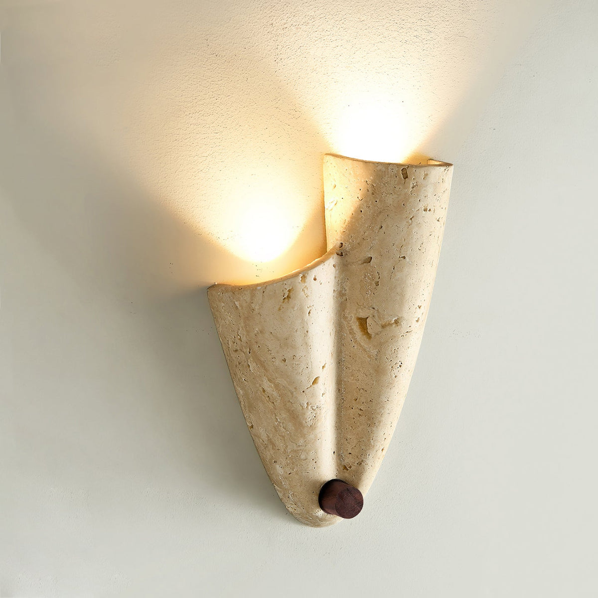 Seralaya travertin wandlamp