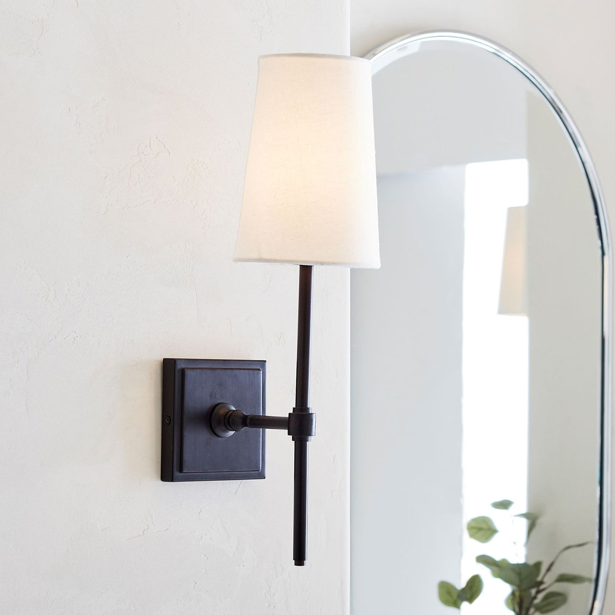 Vicarara Vintage Industrial messing Textiel wandlamp